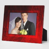 Gotische Rose Wedding Plaque Fotoplatte (Seite)