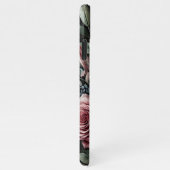 Gotische Rote Rose Frische Pasta machen iPhone Hülle (Rechte Seite)