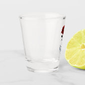 Gotische Rote Rose und Crescent Moon mit Liebe Schnapsglas (Links)