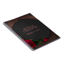 Gotische Rote Rosen Hochzeitsplaner