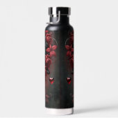Gotische rote Rosen Valentinstag Trinkflasche (Rechts)