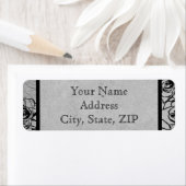 Gotische Rücksendeadresse der Black Rose zum Jubil (Insitu)