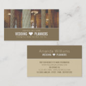 Gotische Säulen, Veranstaltungsplaner Visitenkarte (Vorne/Hinten)