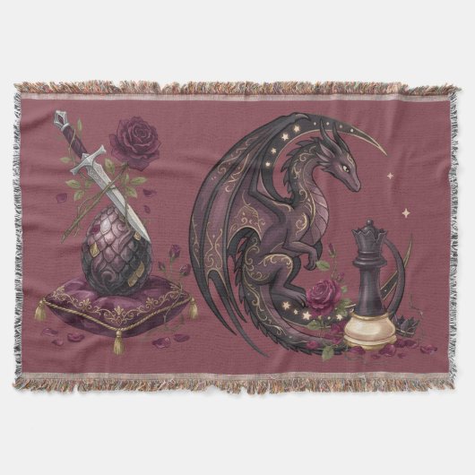 Gotische Schachmattstellung Drache Decke (Vorderseite)