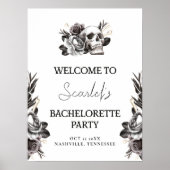 Gotische Schädelbrücke oder Die Bachelorette Willk Poster (Vorne)