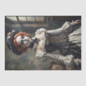 Gotische Schauspielerin der Antike - Entdeckungsre Seidenpapier (Vorderseite)