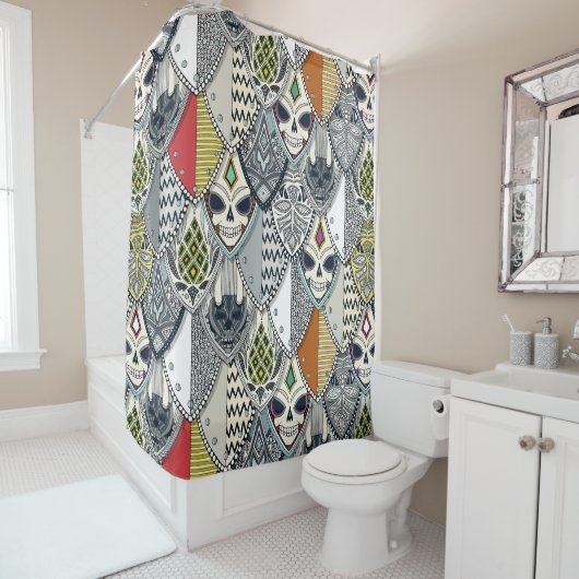 gotische Schilde Duschvorhang (Beispiel)