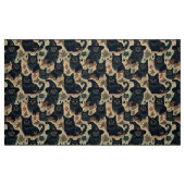 Gotische schwarze Katzen in Hexenhutmuster Stoff (Fat Quarter (45,7 x 55,9 cm))