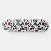 Gotische Skulls und Rose Skateboard (Horizontal)