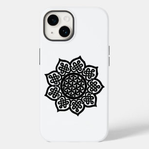 GOTISCHE SONNE Schwarz Weiße keltische Knoten Case-Mate iPhone 14 Hülle
