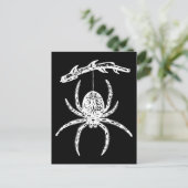 Gotische Spinne aus dem Zweig Postkarte (Stehend Vorderseite)