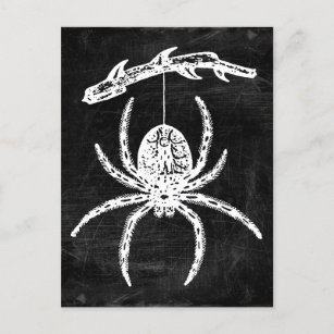 Gotische Spinne aus der Postkarte der Zweigstelle
