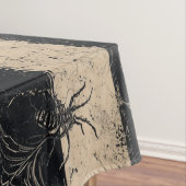 Gotische Spinne und gestreiftes Halloween-Muster Tischdecke (Beispiel)