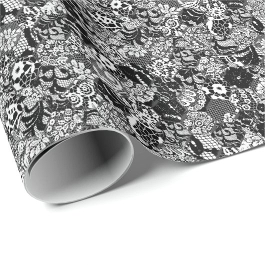 gotische Spitze Geschenkpapier (Rolleneckpunkt)