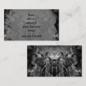 Gotische Spukkathedrale Illusion Visitenkarte (Vorne/Hinten)