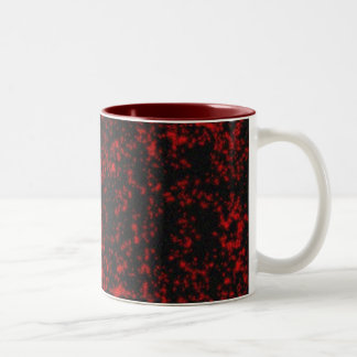 gotische Sterne Zweifarbige Tasse