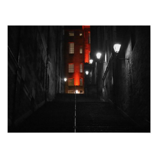 Gotische Treppe Poster (Vorderseite)