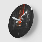 Gotische Treppe Runde Wanduhr (Winkel)
