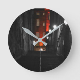 Gotische Treppe Runde Wanduhr