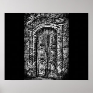 Gotische Tür Poster