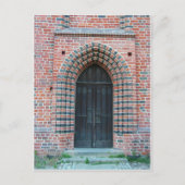 Gotische Tür Postkarte (Vorderseite)