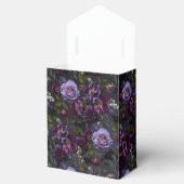 Gotische und moody Lila Blumenhochzeit Geschenkschachtel (Geöffnet)
