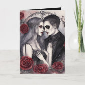 Gotische Valentine Karte (Vorderseite)