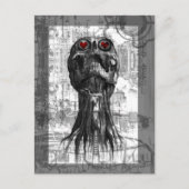 Gotische Valentinstag Postkarte (Vorderseite)