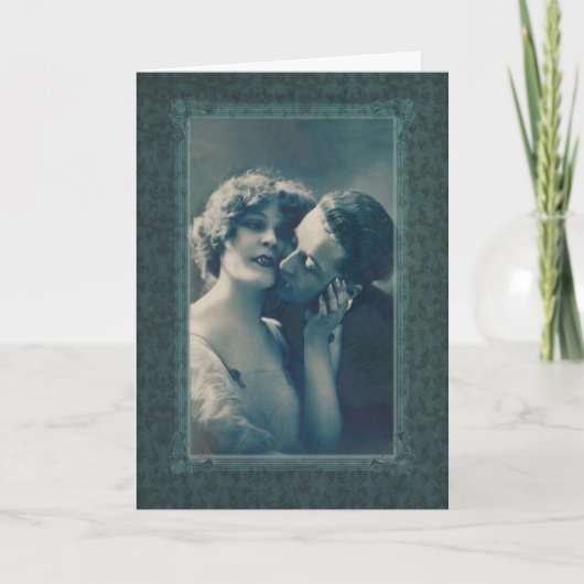 Gotische Vampire in Liebe - Sie sind einfach köstl Karte (Vorderseite)