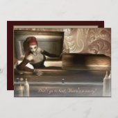 Gotische Vampire-Party Einladung (Vorne/Hinten)