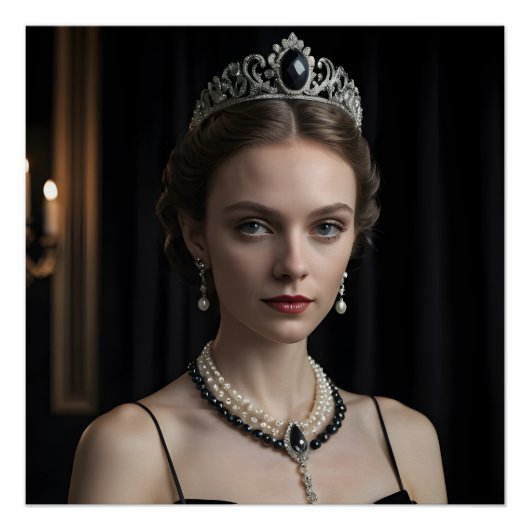 Gotische Velvet Elegance Poster (Vorderseite)