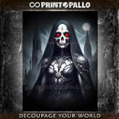 Gotische verfluchte Todesnadel - Seidenpapier