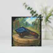 Gotische Verlobung Karte (Stehend Vorderseite)