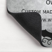 Gotische Viktorianische Fledermaus mit Dekoration Mousepad (Ecke)