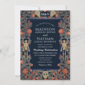 Gotische Viktorianische Hochzeit Einladung (Vorderseite)