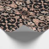 Gotische Viktorianische Spitzen Inspiriertes Desig Geschenkpapier (Ecke)