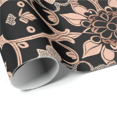 Gotische Viktorianische Spitzen Inspiriertes Desig Geschenkpapier (Rolleneckpunkt)