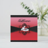 gotische viktorianische Steamphansehe Einladung (Stehend Vorderseite)