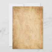 gotische Vintage Gaumenfreude Einladung (Rückseite)