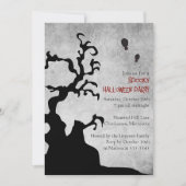 Gotische Vintage Halloween Geburtstagsparty Einladung (Vorderseite)