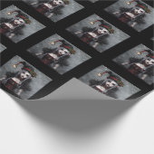 Gotische Weihnachten Geschenkpapier (Ecke)