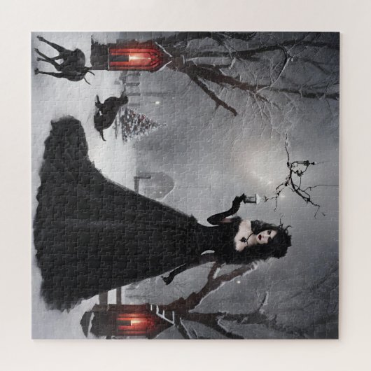 Gotische Weihnachten Puzzle (Horizontal)