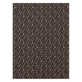 Gotische Weihnachtsbaum Creepy Snowmen Tischdecke