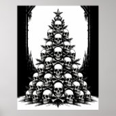 Gotische Weihnachtsbaum IV Poster (Vorne)