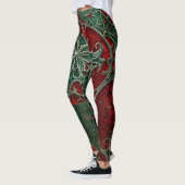 Gotische Weihnachtsbäume Leggings (Links)