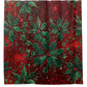 Gotische Weihnachtsduschvorhang Duschvorhang (Vorderseite)