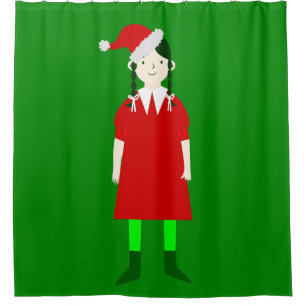 gotische Weihnachtsfeier Duschvorhang