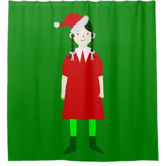 gotische Weihnachtsfeier Duschvorhang (Vorderseite)