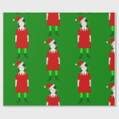 gotische Weihnachtsfeier Geschenkpapier (Flach)