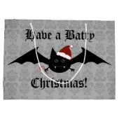 Gotische Weihnachtsfeier Große Geschenktüte (Rückseite)